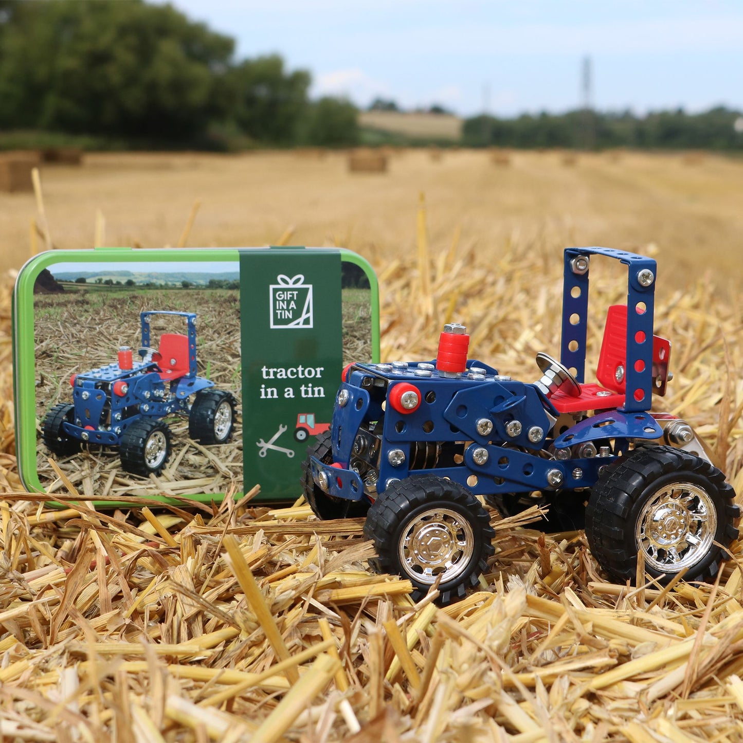 Gifts in a Tin Tractor