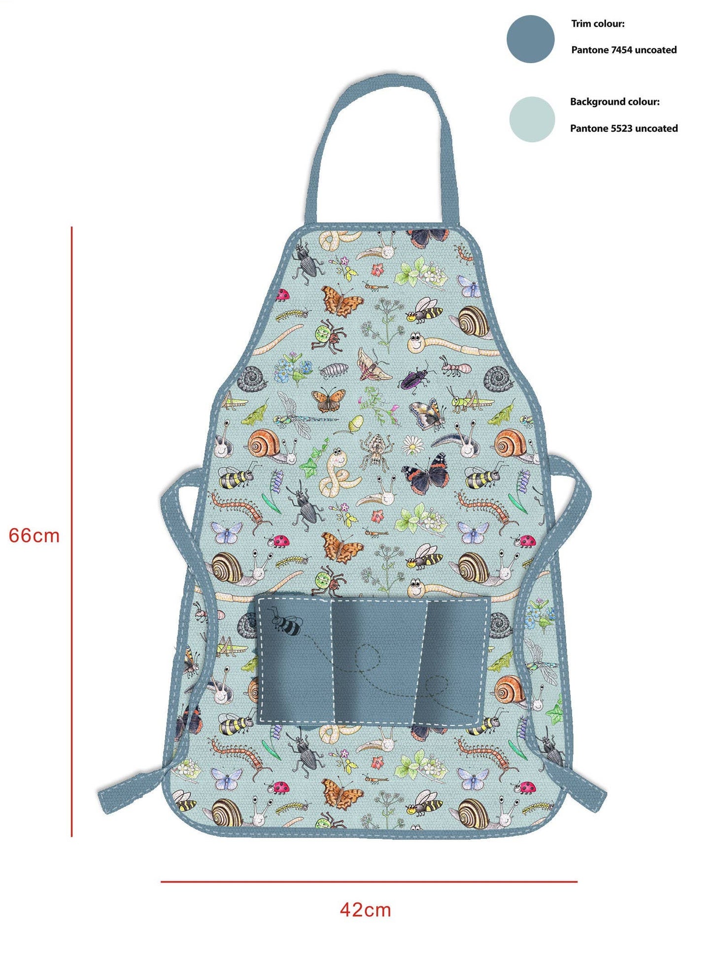 Children's Garden Gloves, Kneeler and Apron Gift Set