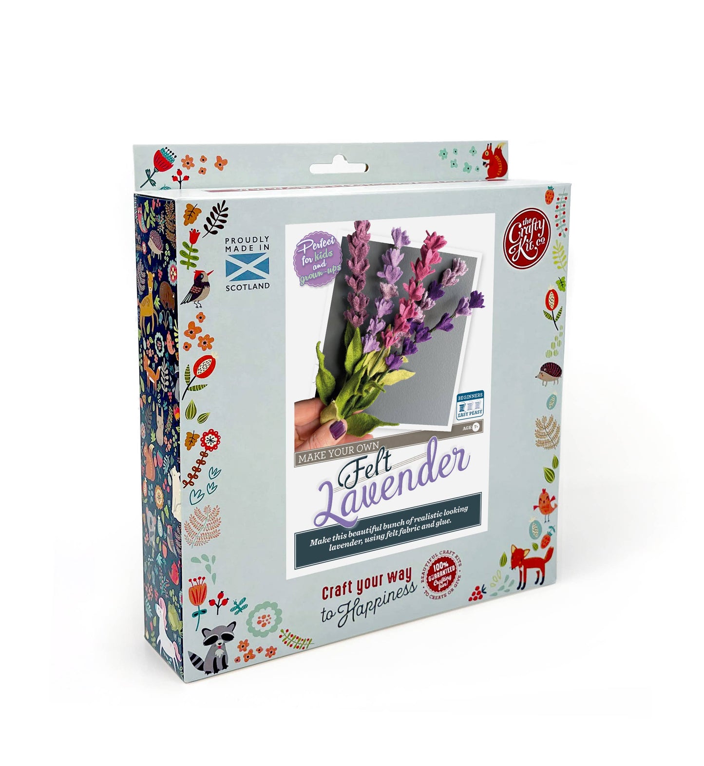 Felt Lavender Flower Craft Kit