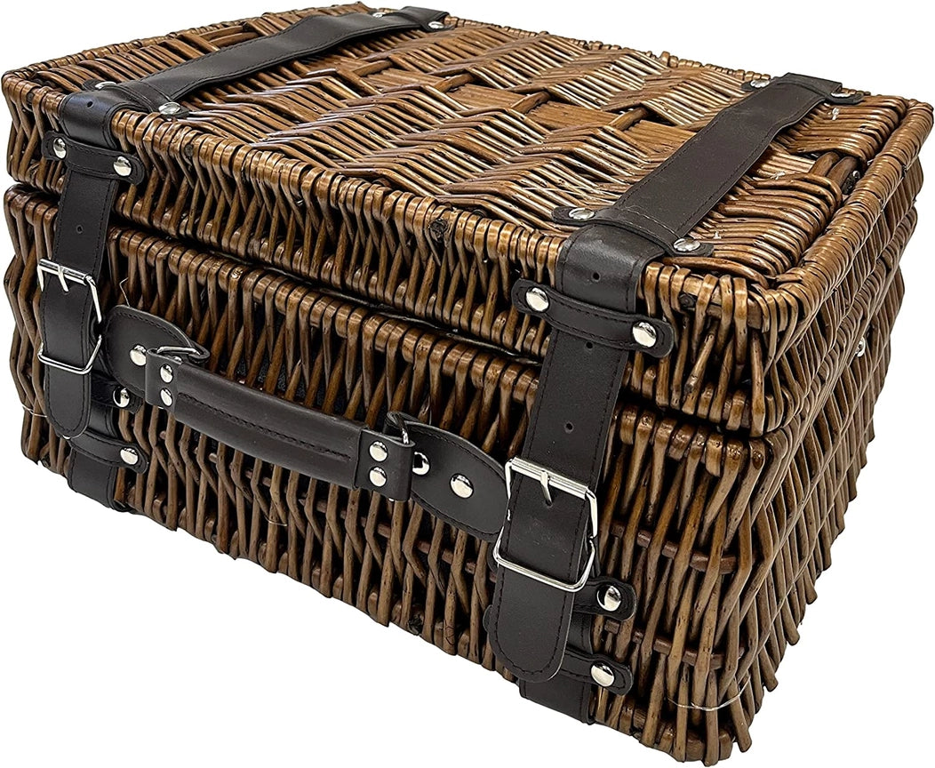 Designer Wicker 2 Person Picnic Basket