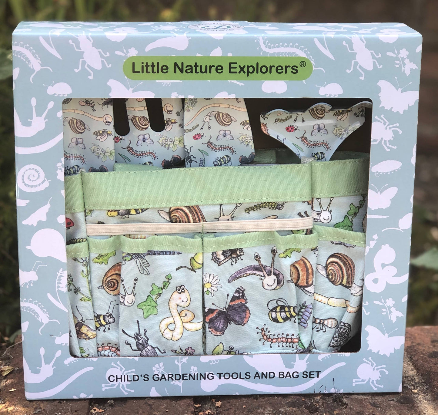 Children's Garden Tool Bag and Hand Tools Gift Set