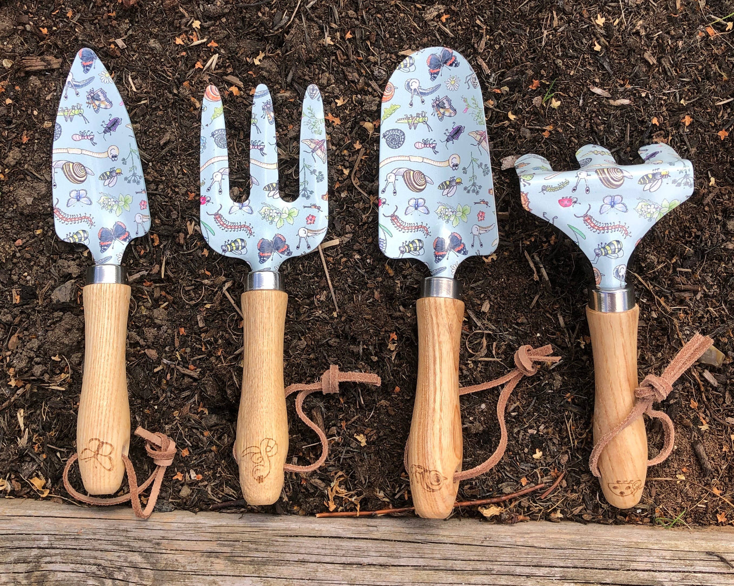 Children's Garden Tool Bag and Hand Tools Gift Set