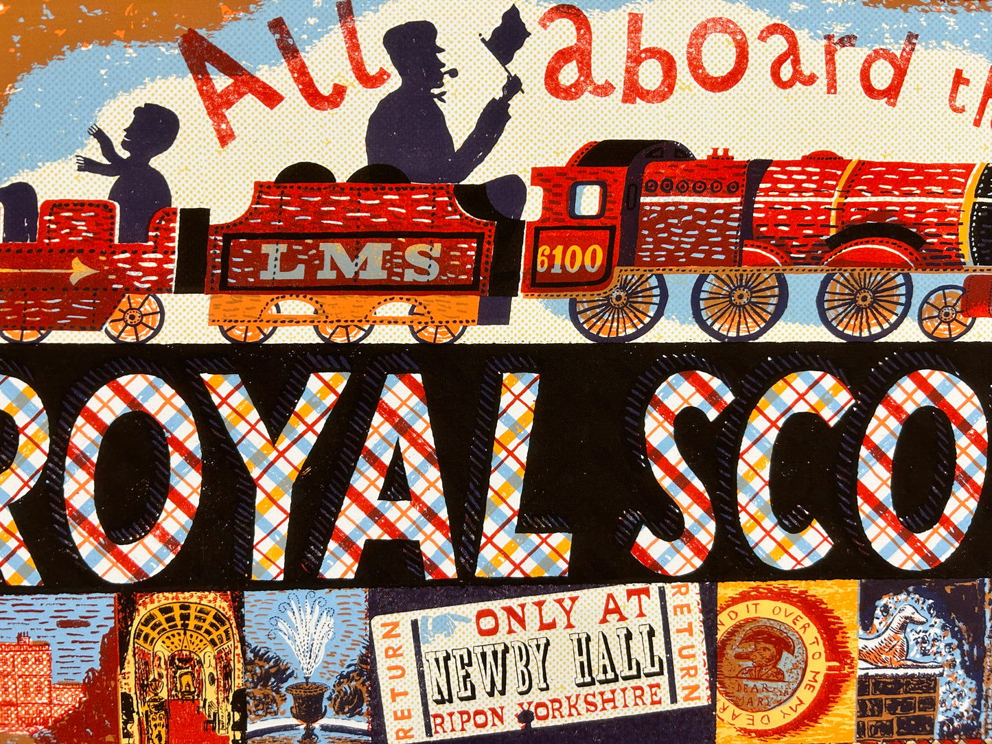 Jonny Hannah: Original Royal Scot Print