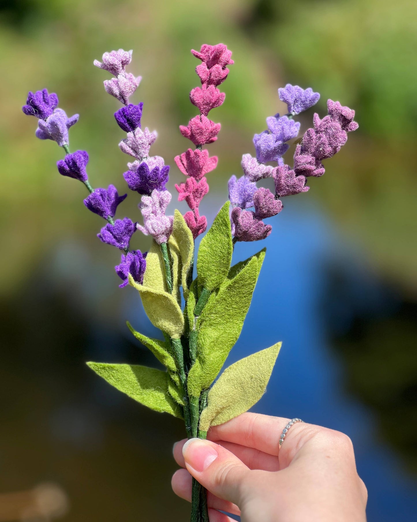 Felt Lavender Flower Craft Kit
