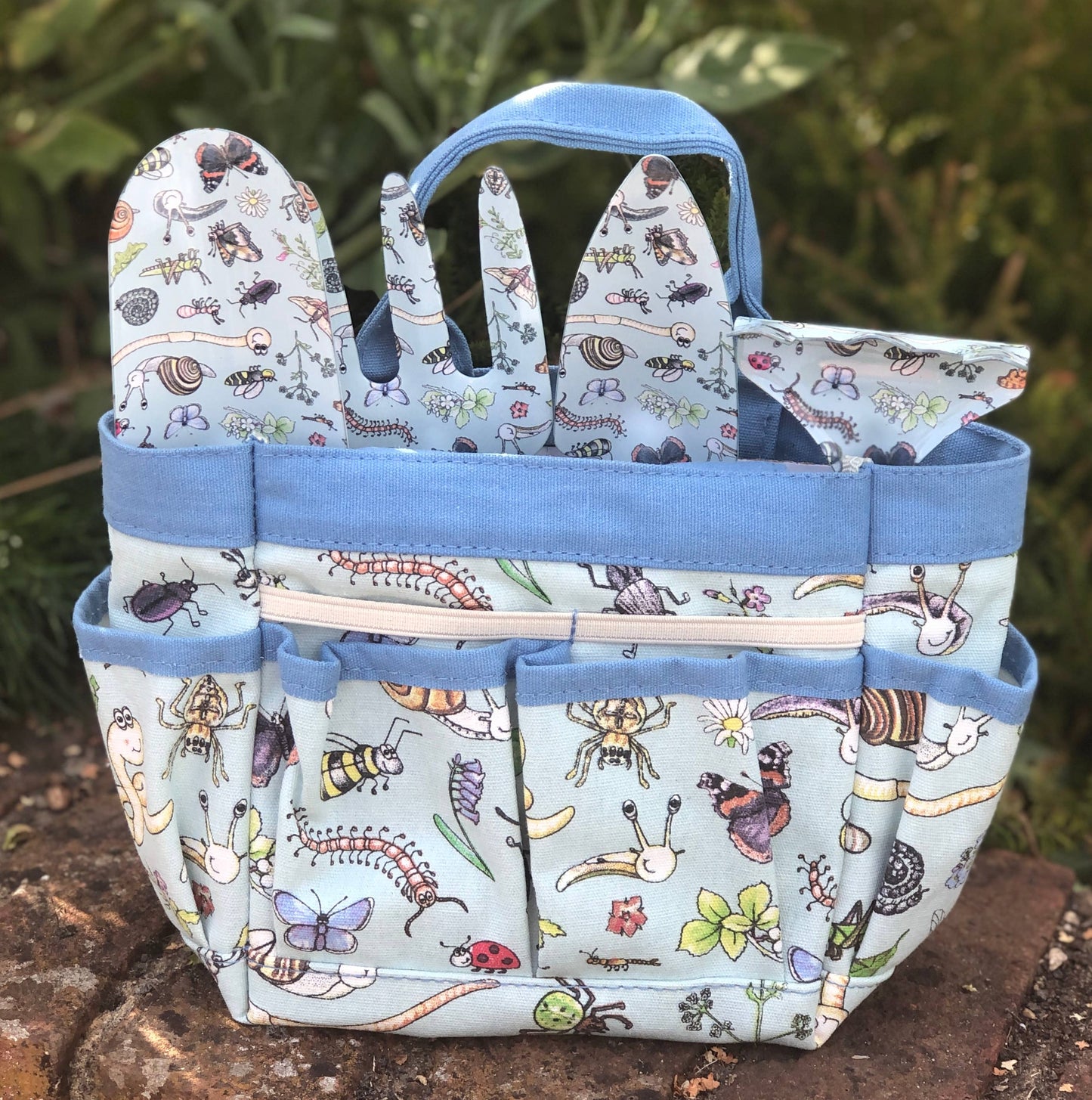 Children's Garden Tool Bag and Hand Tools Gift Set