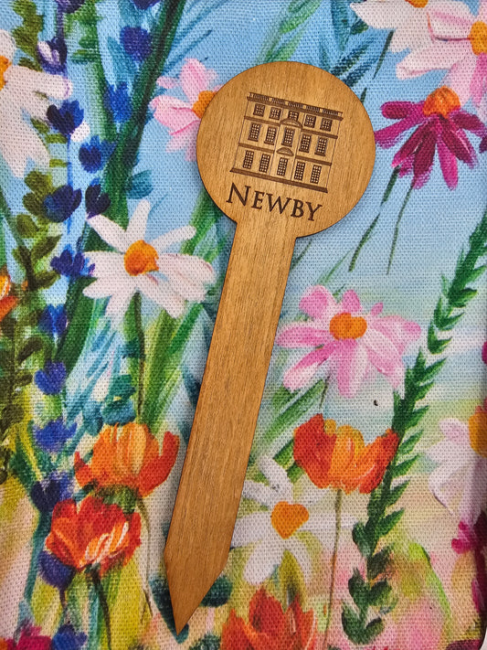 Handcrafted wooden plant markers by Jennyruth Workshops durable eco-friendly garden accessories