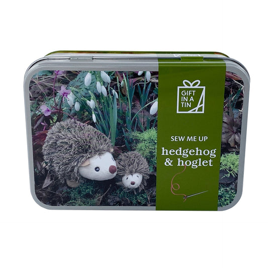 Gift In A Tin Sew Me Up Hedgehog & Hoglet