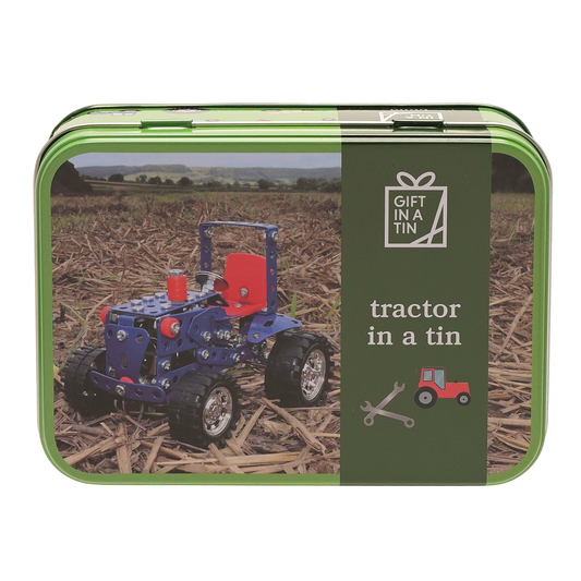 Gifts in a Tin Tractor