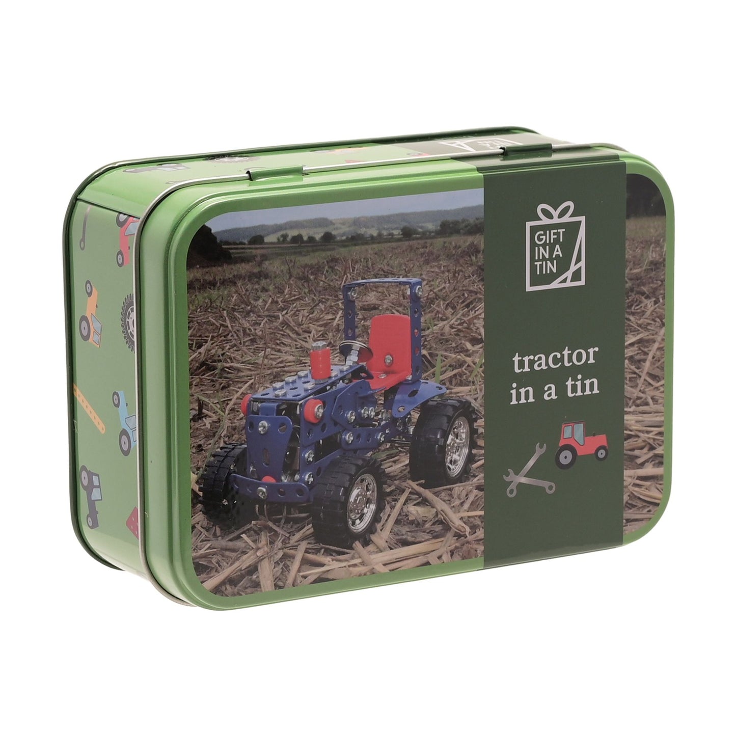 Gifts in a Tin Tractor