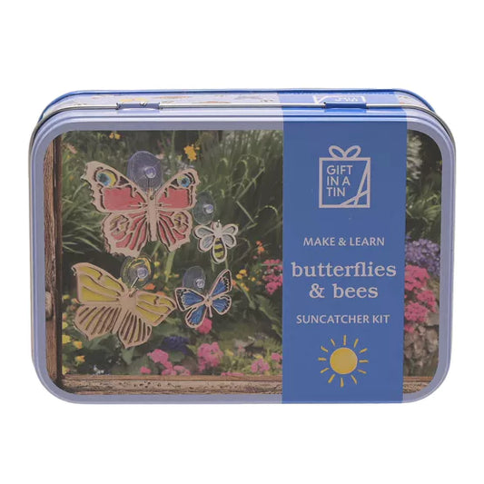 Gifts in a Tin Butterflies and Bees Suncatcher