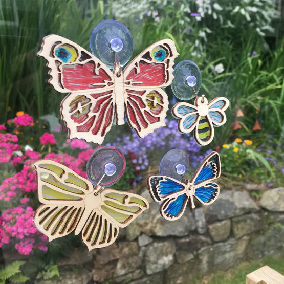 Gifts in a Tin Butterflies and Bees Suncatcher