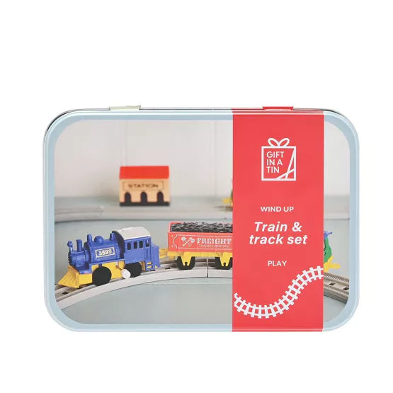 Gift In A Tin Wind Up Train Set