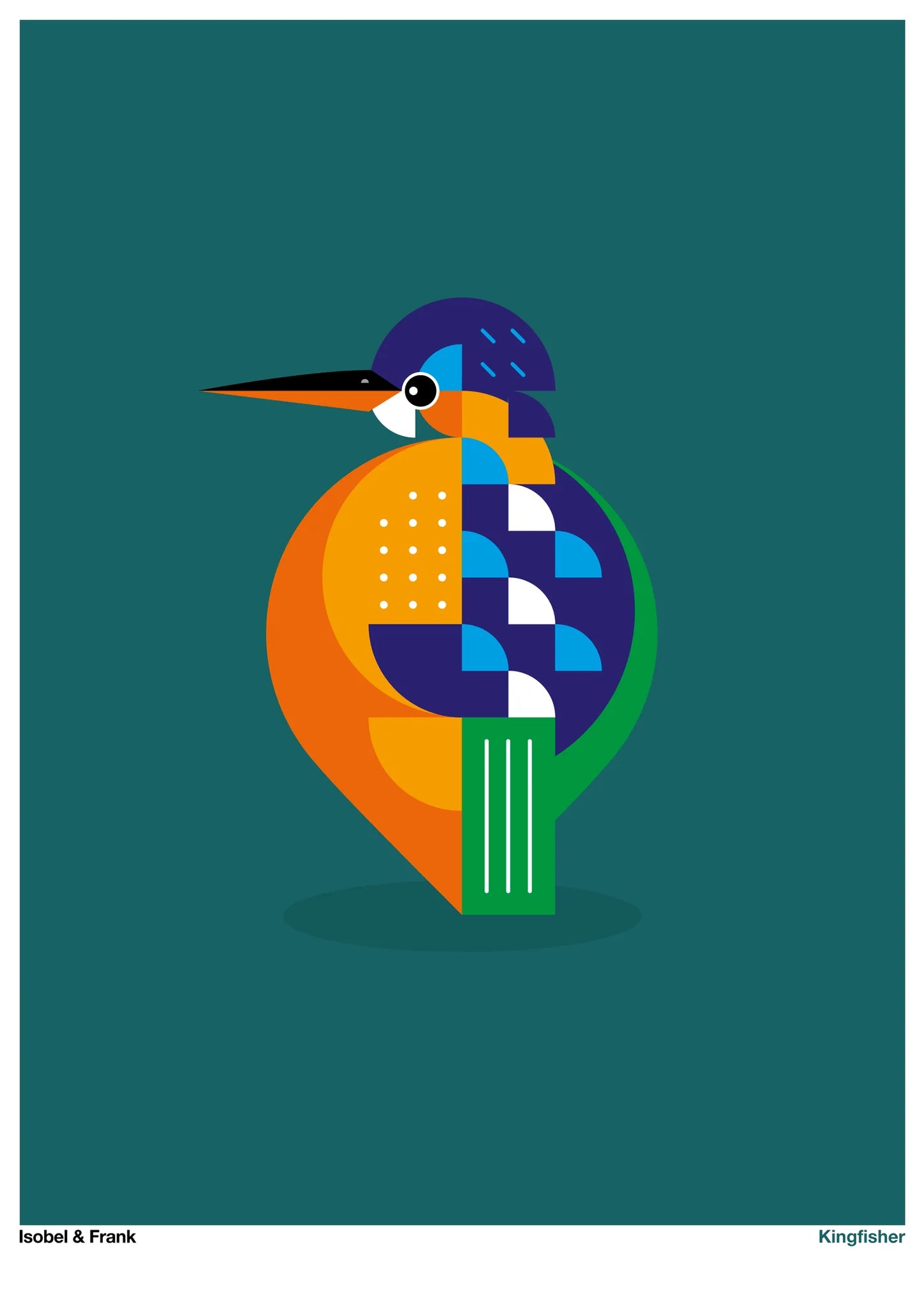 Kingfisher Card