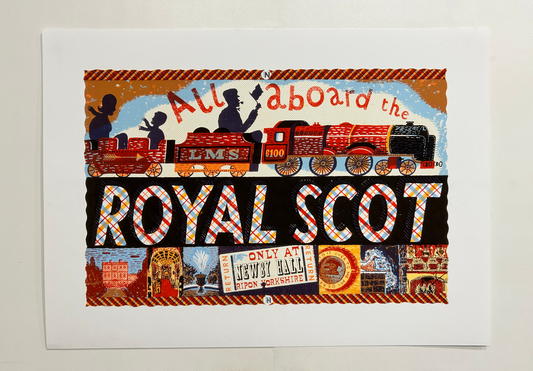 Jonny Hannah: Original Royal Scot Print