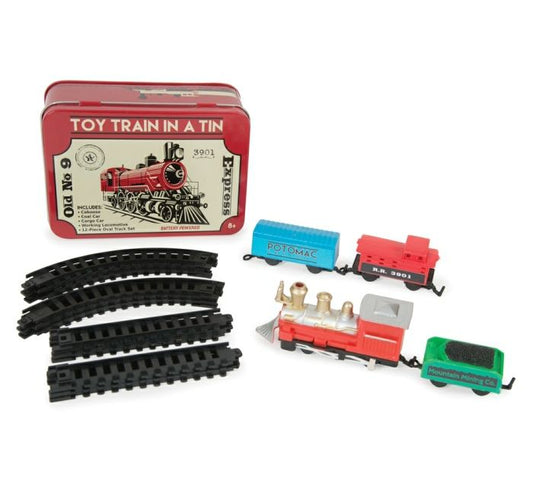 Toy Train In A Tin