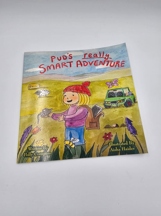 Front cover of Pud's Really Smart Adventure charming rhyming children's story